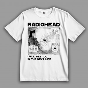 Футболка Radiohead Увидимся в следующей жизни!