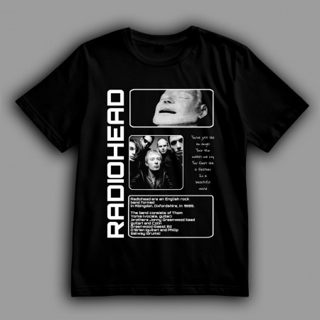 Футболка Radiohead історія гурту