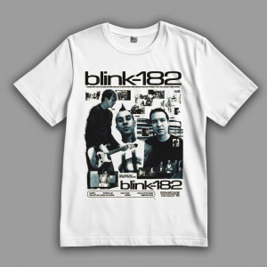 Футболка Вlink-182 Tom, Travis, Mark and their discography