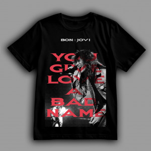 Футболка Bon Jovi "You give love a bad name"