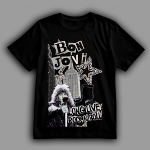 Футболка Bon Jovi "Long live rock`n`roll"