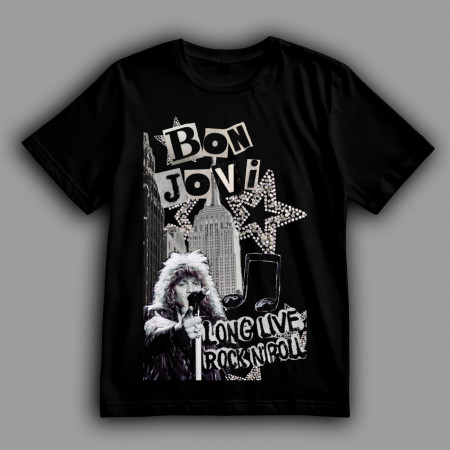 Футболка Bon Jovi "Long live rock`n`roll"
