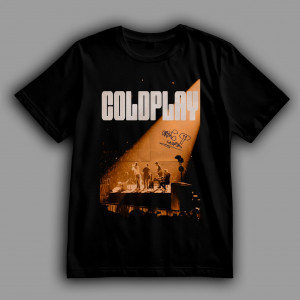 Футболка Coldplay концерт зі світлом твоєї душі