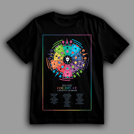 Футболка Coldplay "A Head Full of Dreams"