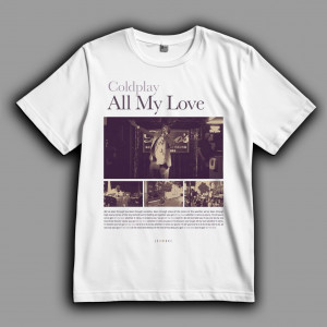 Футболка Coldplay "All my love"