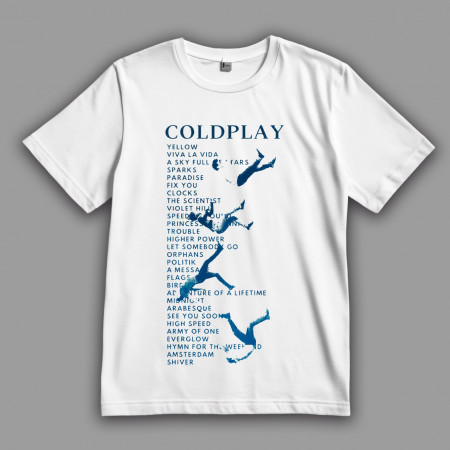 Футболка Coldplay історія зірки у піснях