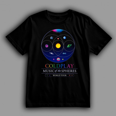 Футболка Coldplay "Music of the Spheres"