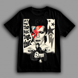 Футболка David Bowie "Let's Spend The Night Together"