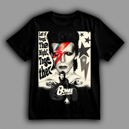 Футболка David Bowie "Let's Spend The Night Together"