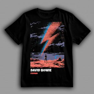 Футболка David Bowie зірковий Девід