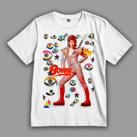 Футболка David Bowie самая яркая рок-звезда