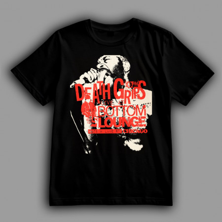 Футболка Экспериментальная хип-хоп группа Death Grips в чикагском клубе Bottom Lounge