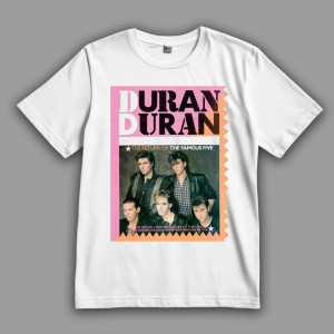 Футболка Duran Duran "Возвращение знаменитой пятерки"