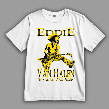 Футболка Eddie Van Halen "Go ahead and jump"