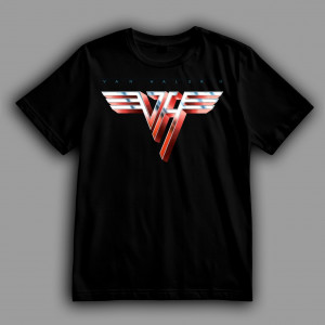 Футболка Eddie Van Halen логотип рок-гурту Van Halen
