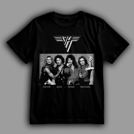 Футболка Eddie Van Halen и хард-рок-группа Van Halen