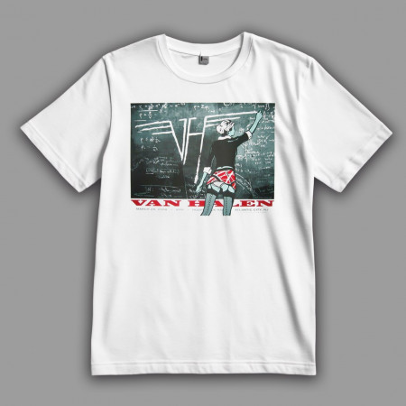 Футболка Eddie Van Halen концертный постер группы Van Halen