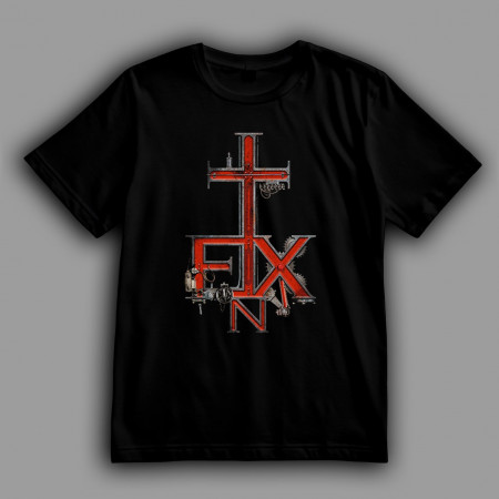 Футболка In Extremo логотип в стиле стимпанк