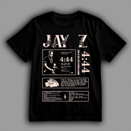 Футболка Jay-Z "Я буквально проснулся в 4:44 утра..."