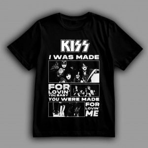 Футболка Kiss "I Was Made for Lovin' You"