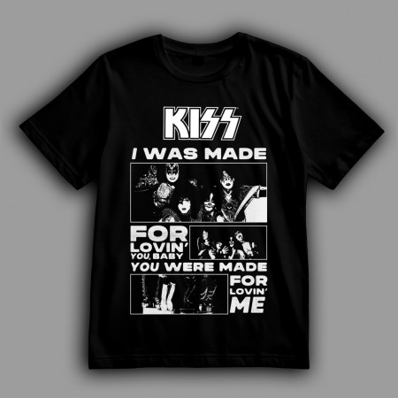 Футболка Kiss "I Was Made for Lovin' You"