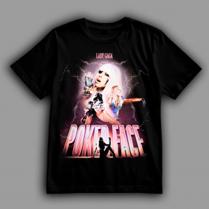 Футболка Lady Gaga "Poker face"