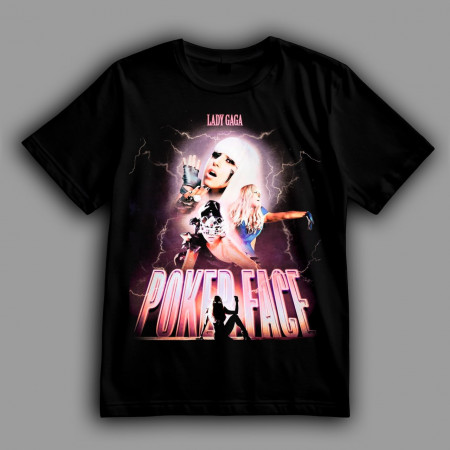 Футболка Lady Gaga "Poker face"