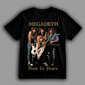 Футболка Megadeth трэш-метал-группа величайшим составом
