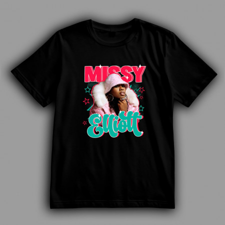 Футболка Missy Elliott "Pink Fur"