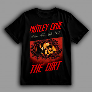 Футболка к автобиографическому фильму Motley Crue «The Dirt» (Грязь) 