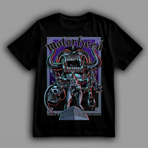 Футболка постер Motörhead для концерта в Лос-Анджелесе 