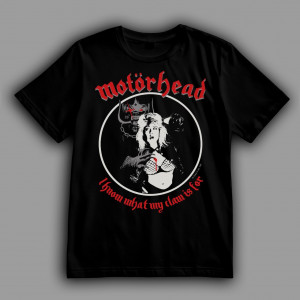 Футболка Motörhead "Я знаю, для чего нужна моя клешня"
