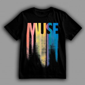 Футболка Muse Лого крейдою після дощу