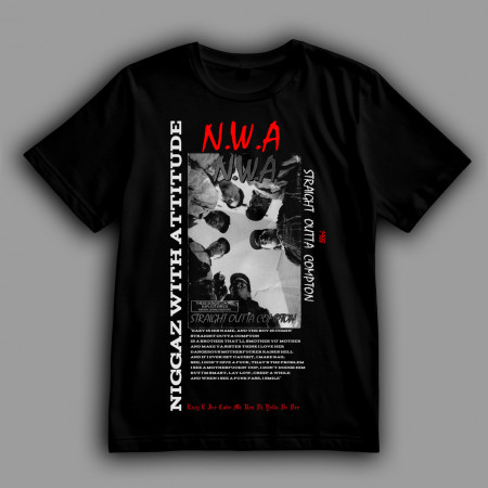 Футболка N.W.A. (Niggaz With Attitude) "Straight Outta Compton"