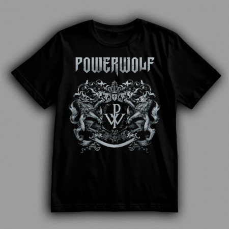 Футболка Powerwolf Герб пауэр-металла