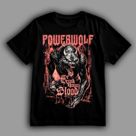 Футболка Powerwolf Мы пьем твою кровь!