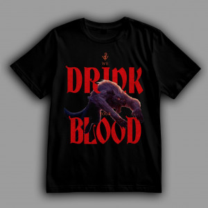Футболка Powerwolf "We Drink Your Blood"