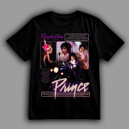 Футболка Оскароносный Prince и история шедевра «Purple Rain» 