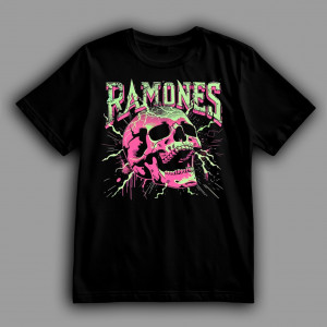 Футболка Ramones Pinhead Skull