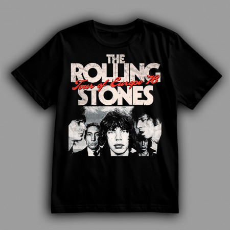 Футболка The Rolling Stones Tour of Europe '76