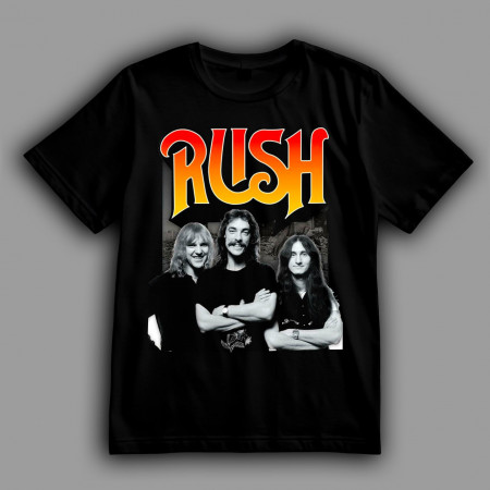 Футболка Rush Гедди Ли, Алекс Лайфсон и Нил Пирт