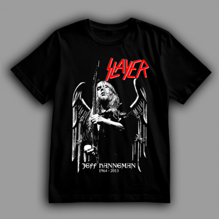 Футболка Slayer Джефф Ханнеман 1964-2013