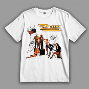 Футболка ZZ Top: Greatest Hits з підписами