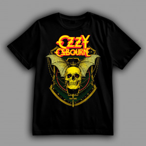 Футболка Ozzy Osbourne, Crowned Skull Winged