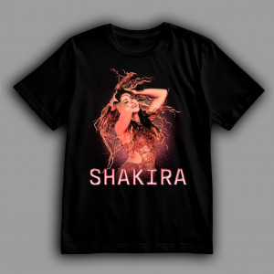 Футболка Shakira: Вогняний Вихор