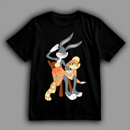 Футболка Looney Tunes Багз Банні та важке виховання Лоли Банні