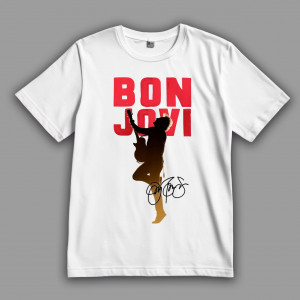 Футболка Bon Jovi. Автограф Джона Фрэнсиса Бонджови-младшего