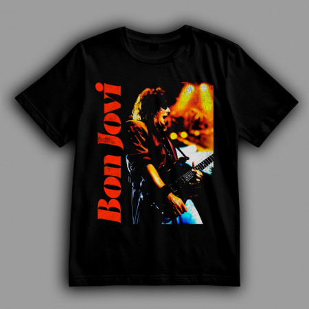 Футболка Bon Jovi. Концертная фотография