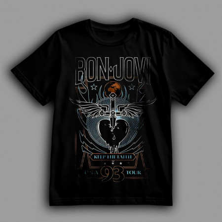 Футболка Bon Jovi "Keep the Faith '93 Tour'"