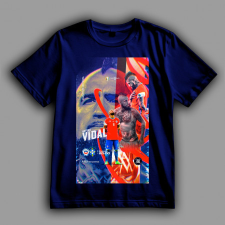 Футболка Икона чилийского золотого поколения — Артуро Видаль